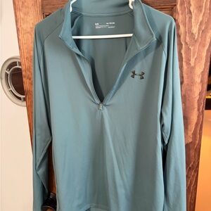 Under Armour Teal HeatGear Pullover Men’s XL